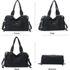 Angel Kiss Hobo Bags For Women Vegan Leather Hobo Satchel Handbags Large Tote Purses Shoulder Bag