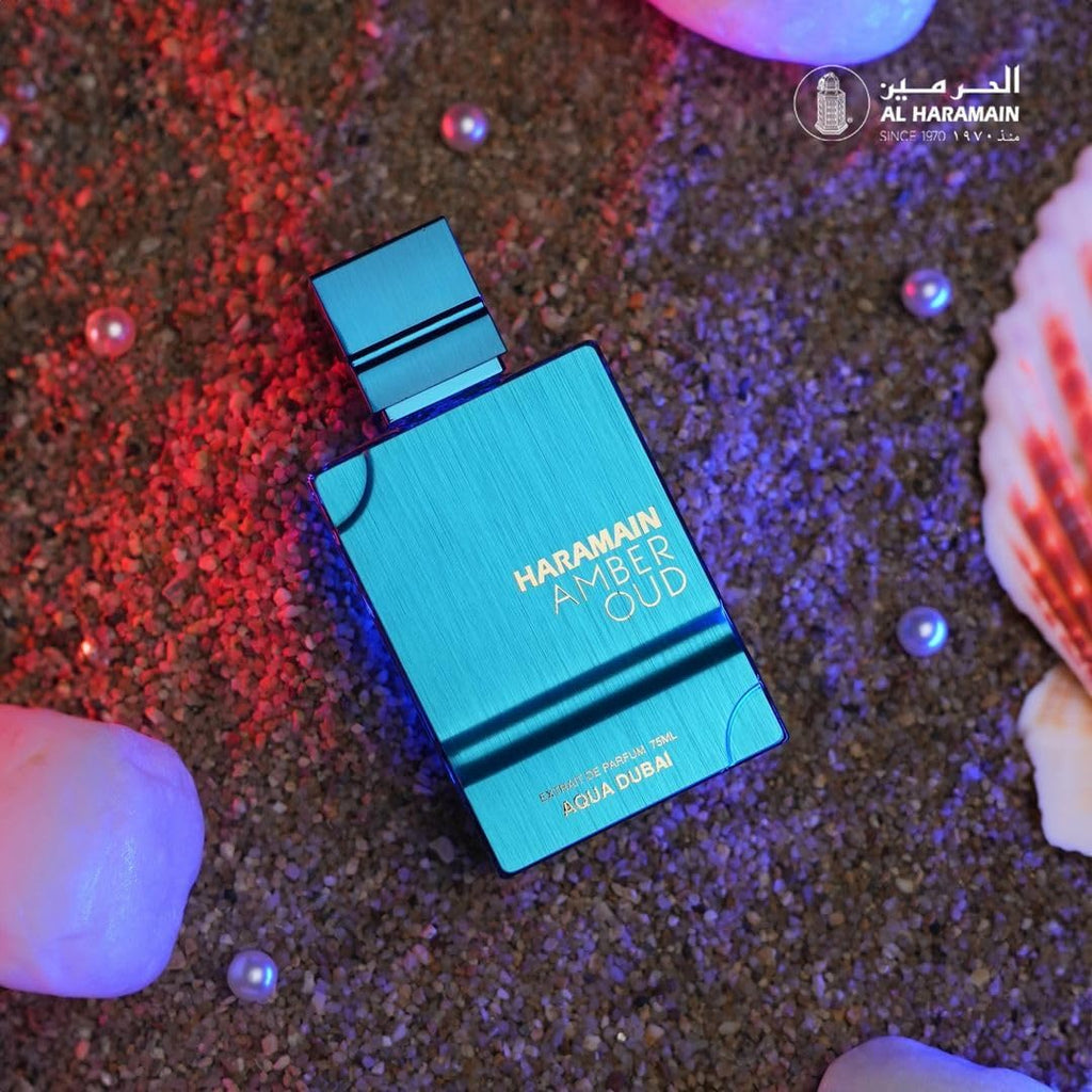 Al Haramain Amber Oud - Aqua Dubai - Oud Cologne for Men - Amber Perfume for Men - Long Lasting Perfume with Bergamot, Vanilla Fragrances - 3.33 oz