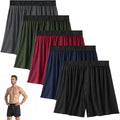 Igolumon Mens Boxer Shorts Underwear Soft Breathable Bamboo Rayon Boxers For Men Relaxed Fit Boxers With Button Fly 5 Pack