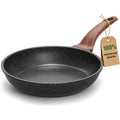Yashe 8 Inch Granite Nonstick Frying Pan For Induction & All Stovetops | Pfoa/Pfos Free Scratch Resistant With Stay-Cool Handle Cooking Skillet Pan Non-Toxic Omelette Pan