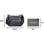 Crossbody Purse For Women Ladies Soft Pu Leather Shoulder Bag Medium Roomy Handbag Fashion Tote Top Handle Satchel