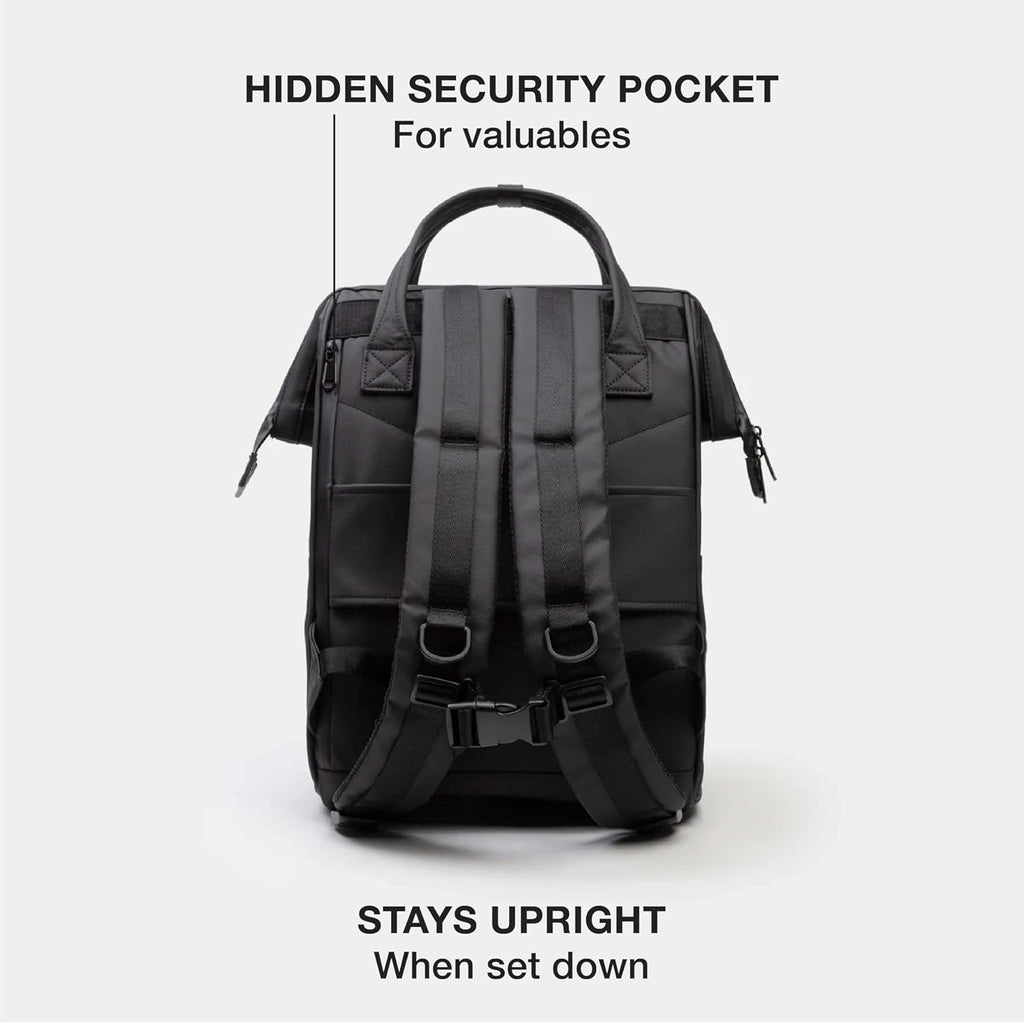 Cascade Standard Backpack, 21L, Black | Weatherproof Construction, Perfect For Daily Use And Travel, Padded Laptop Sleeve And Adjustable Straps
