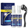 5% Minoxidil For Men And Women Hair Growth Kit: Minoxidil Spray Hair Regrowth Treatment Serum With Biotin & Rosemary -Stop Hair Thinning And Hair Loss For Stronger Thicker Longer Hair 2 Pack