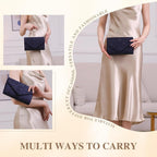 UBORSE Evening Bag Lace Clutch Purse for Women Formal Elegant Envelope Wedding Party Cocktail Crossbody Shoulder Bag