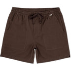 Hurley Men'S Naturals 6" Inseam Cotton Walk Shorts, 17" Outseam, Elastic Waistband & Drawstring