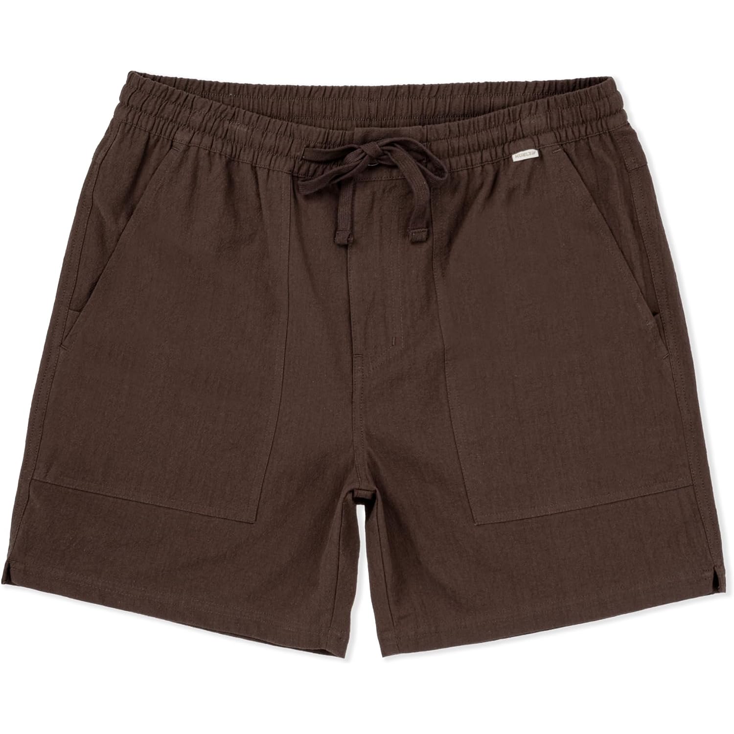 Hurley Men'S Naturals 6" Inseam Cotton Walk Shorts, 17" Outseam, Elastic Waistband & Drawstring