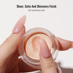 Oulac Purple Cream Eyeshadow Also For Highlighter Large Capacity Highly Pigmented Eye Shadow Waterproof &Long Lasting With Moisturizing Formula, Shimmer Glitter Eye Makeup. 6G.(19)