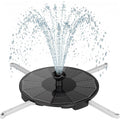 Solar Fountain Pump With 3 Spray Height Adjustment, Upgraded Pet Solar Bird Bath Fountains With 6 Nozzles, Solar Water Fountain Pump For Outdoor, Bird Bath, Garden, Pool, Pond