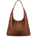 befen Genuine Leather Slouchy Hobo Purses for Women, Top Grain Real Leather Tote Handbags Shoulder Satchel with Tassel Ribbon
