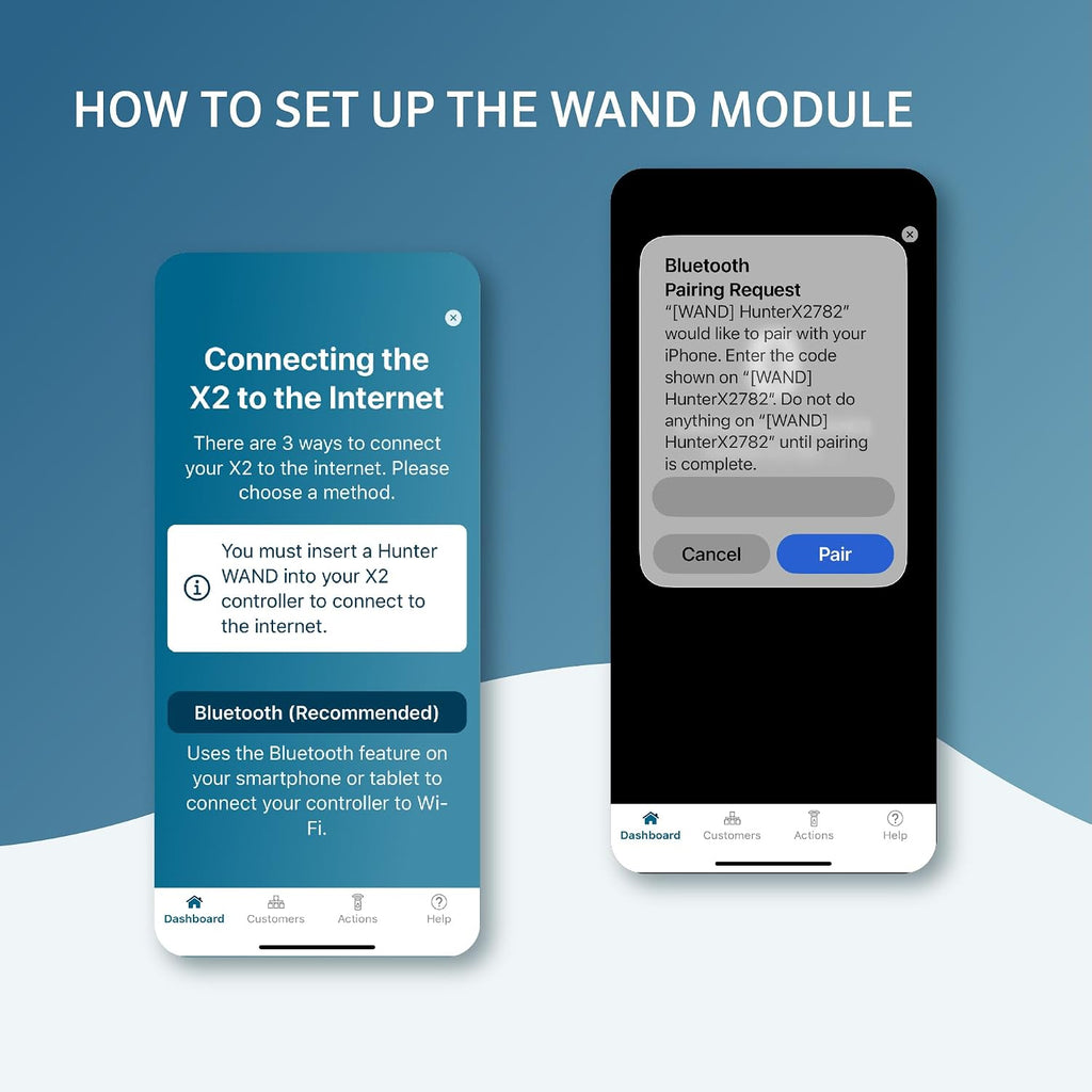 Hunter Wand Wifi Module For X2 Sprinkler Controller, Hydrawise App, 2.4Ghz