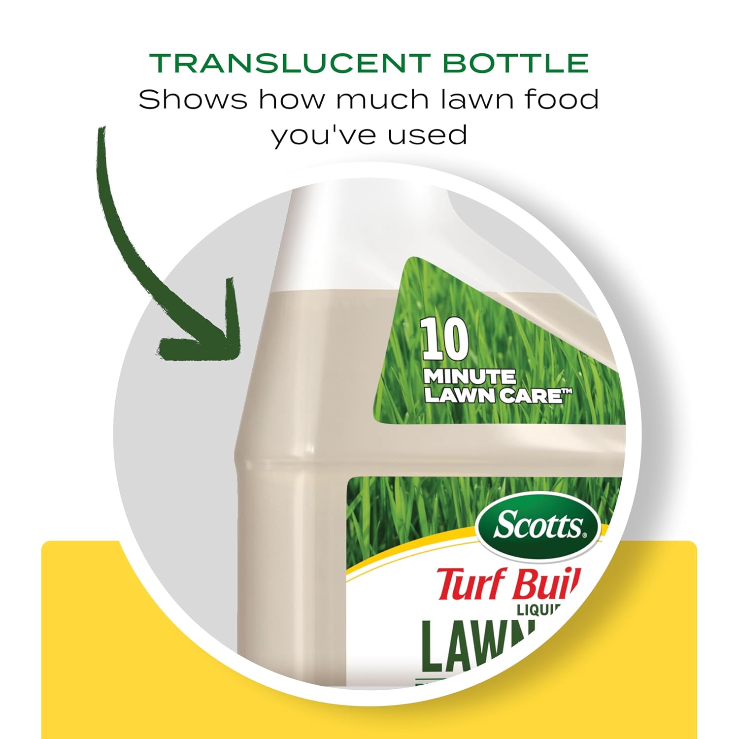 Scotts Turf Builder Liquid Lawn Food Plus Weed Control, 32 Fl. Oz. | Liquid Weed Killer And Grass Fertilizer, Hose-End Applicator