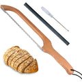 Hottor Sourdough Bread Slicer,16Inch Bread Knife For Homemade Bread,Bread Bow Knife For Sourdough Rounds,Bread Cutter With Protective Cover,Stainless Steel Serrated Bread Knofe