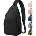 Pritent Crossbody Bags For Women Men Trendy Sling Bag Backpack Casual Chest Bag With Convertible Shoulder Strap