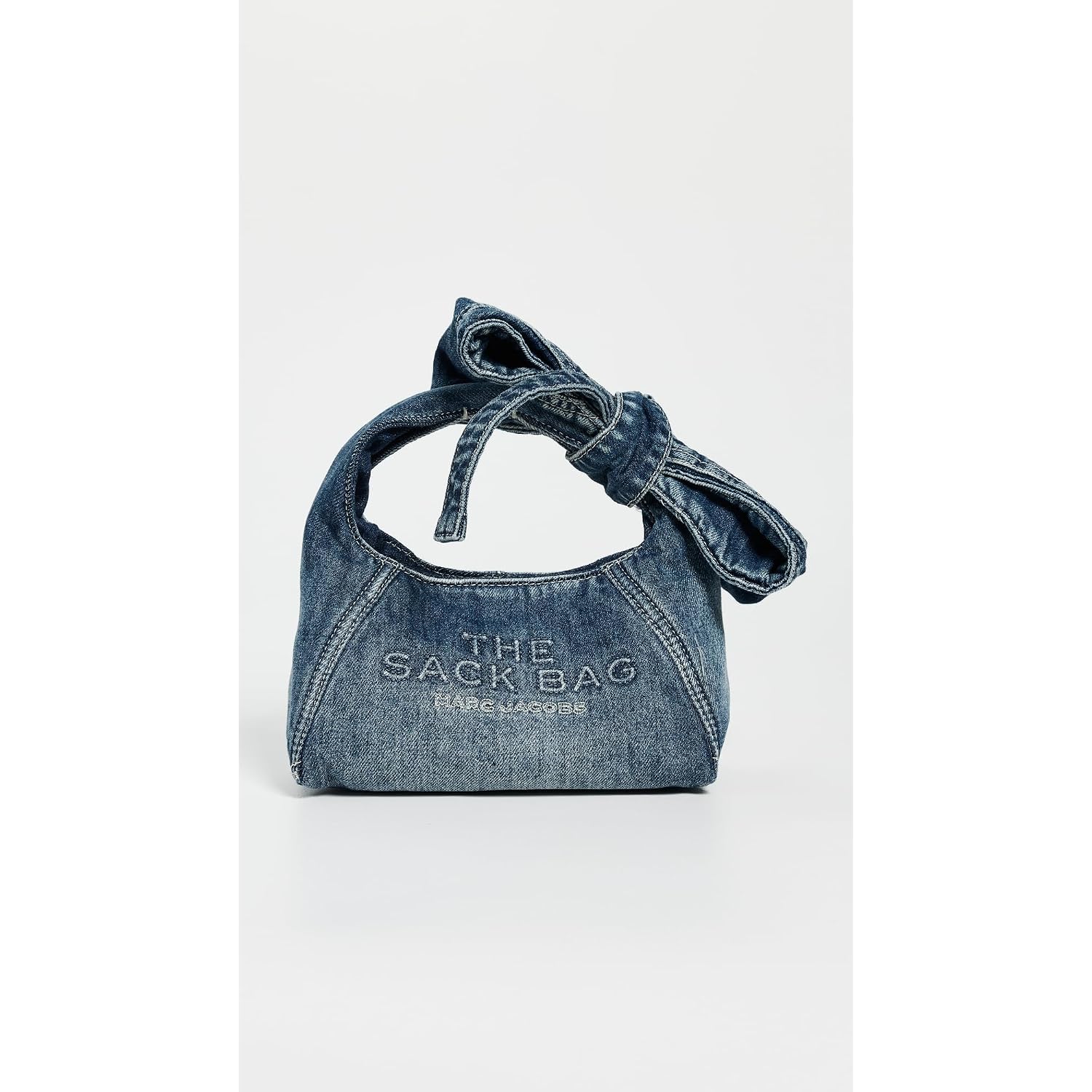 Marc Jacobs Women'S The Bow Denim Mini Sack Bag