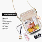 Clear Purse Stadium Transparent Messenger Bag Stadium Approved For Men And Women Clear Crossbody Bag