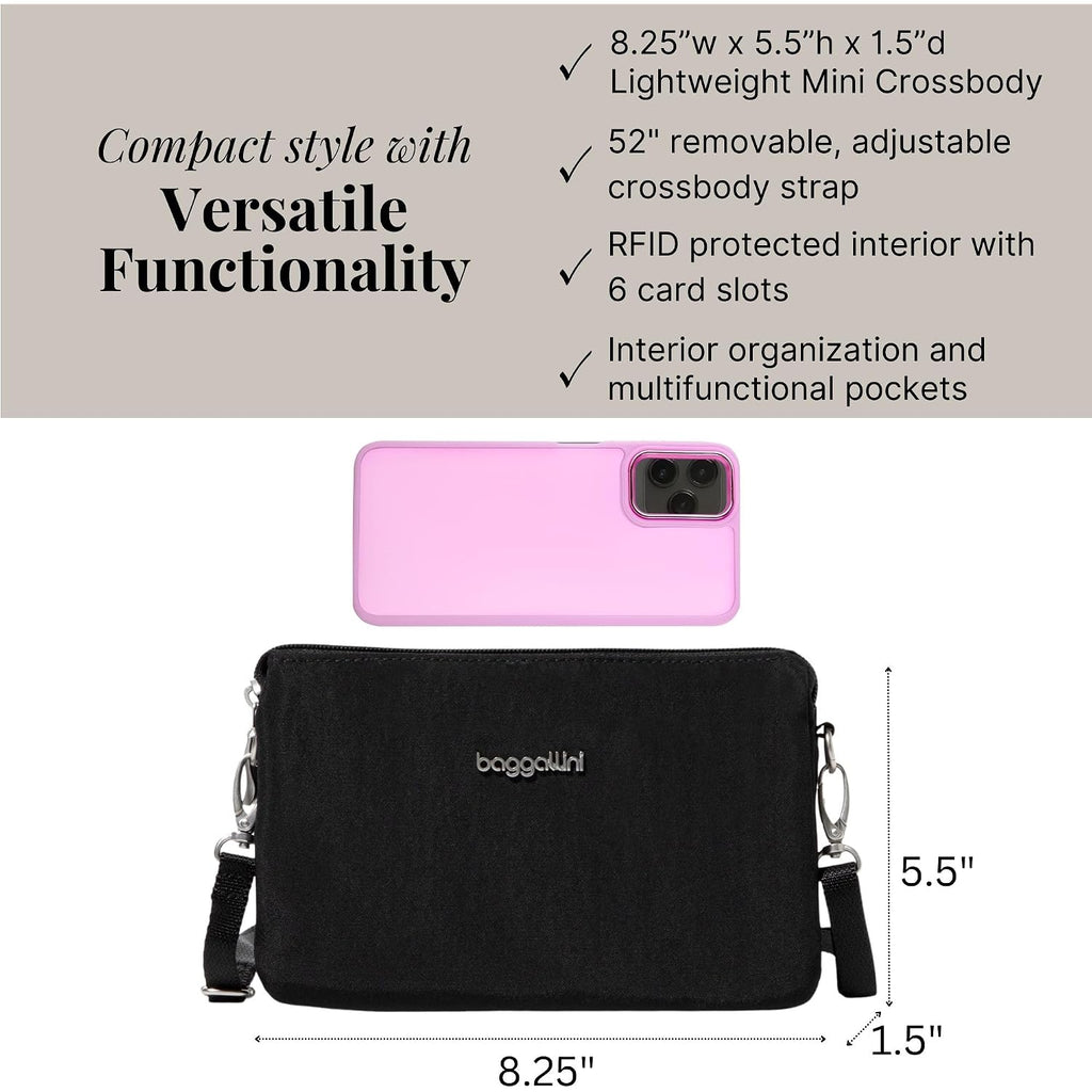 Baggallini Womens The Only Mini Bag