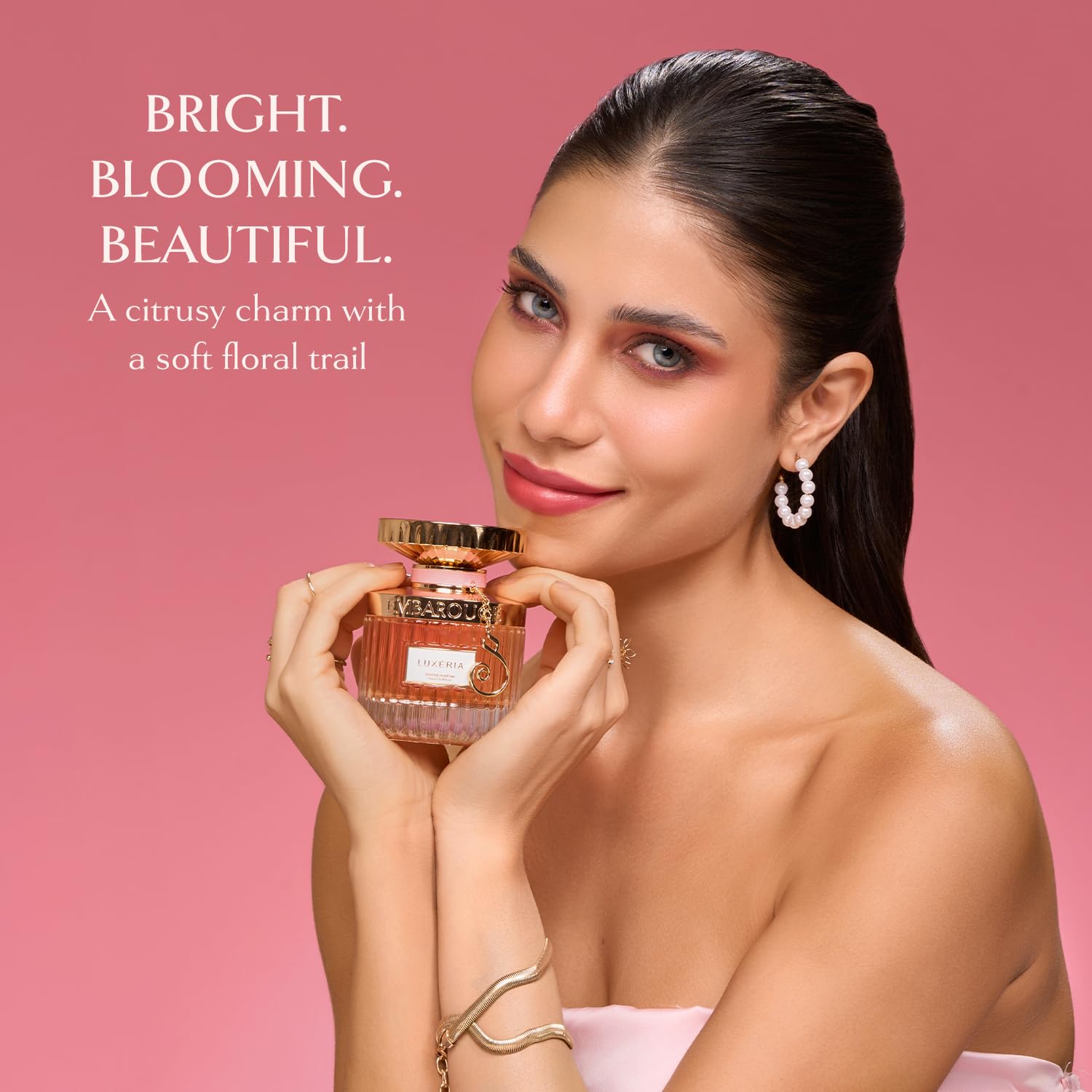 Embarouge Luxeria Women'S Fragrance | Perfume For Women | Floral Top Note | 100 Ml Pack | 3.4 Fl. Oz. | Fruity, Floral, And Amber Fragrance | Gift For Women | Eau De Parfum Edp