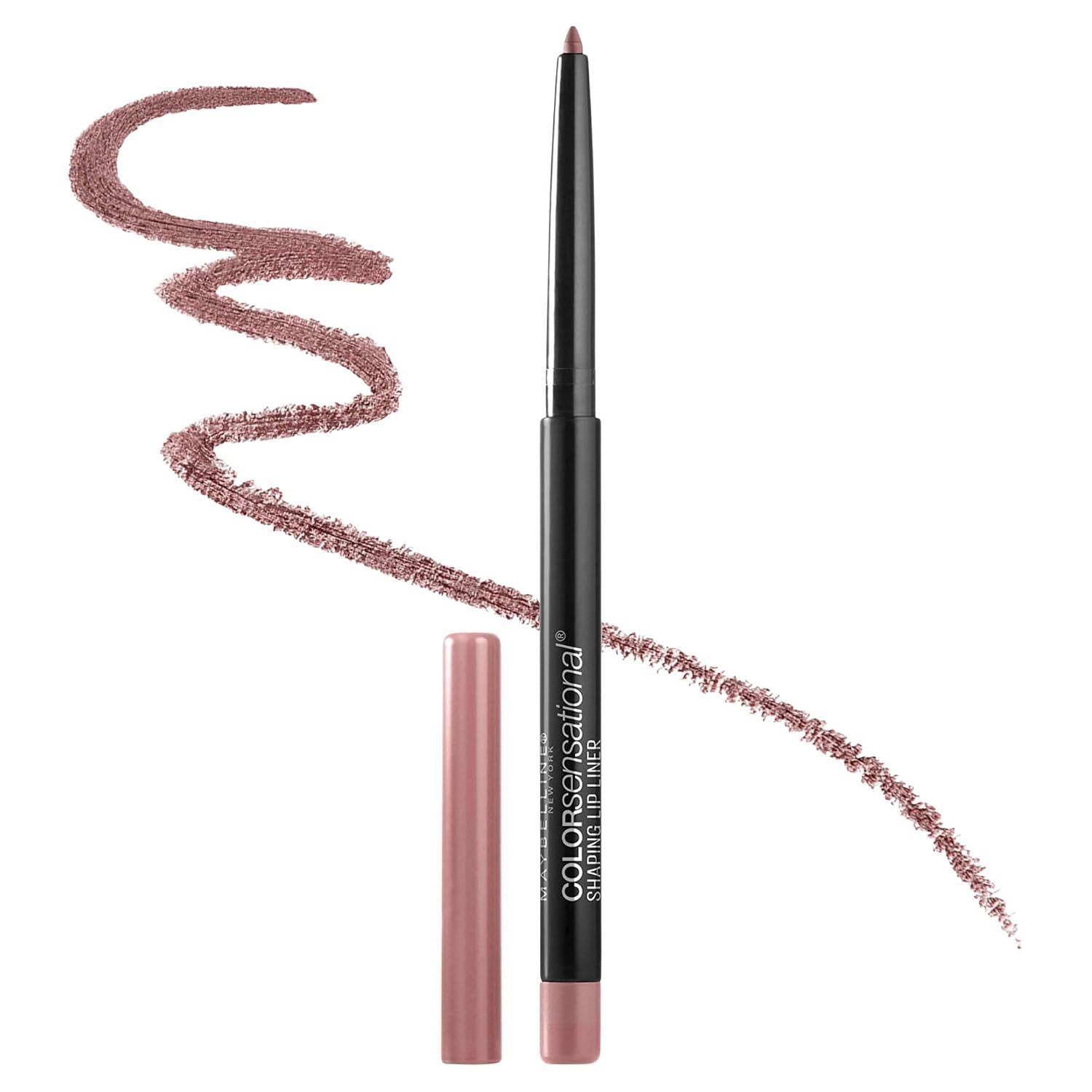 Maybelline Color Sensational Shaping Lip Liner With Self-Sharpening Tip, Dusty Rose, 1 Count