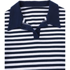 Striped Shirt Women V Neck T Shirts Short Sleeve Color Block Summer Tops