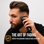 Novah® Professional Hair Clippers For Men, Professional Barber Clippers And Trimmer Set, Mens Cordless Hair Clipper For Barbers Haircut Kit Fade
