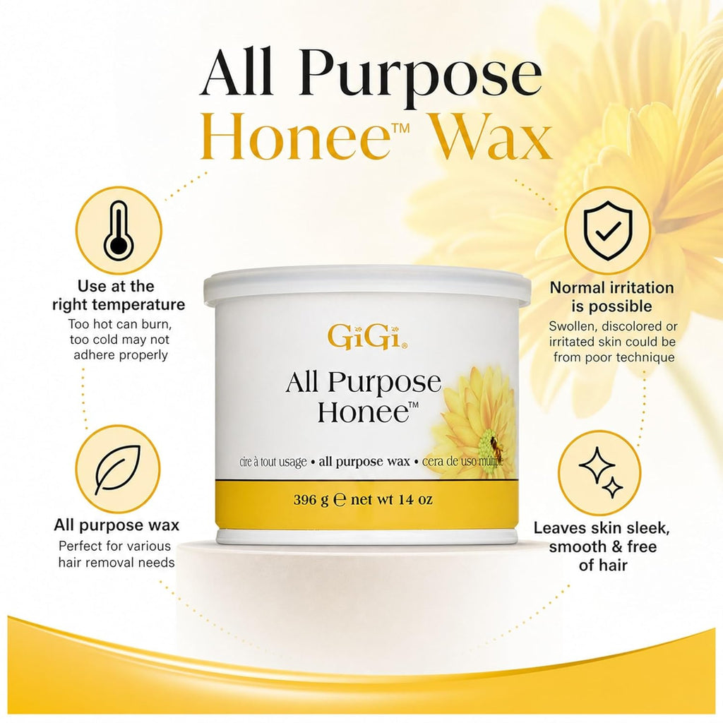 GiGi All Purpose Honee Wax 14 oz (Pack of 2)
