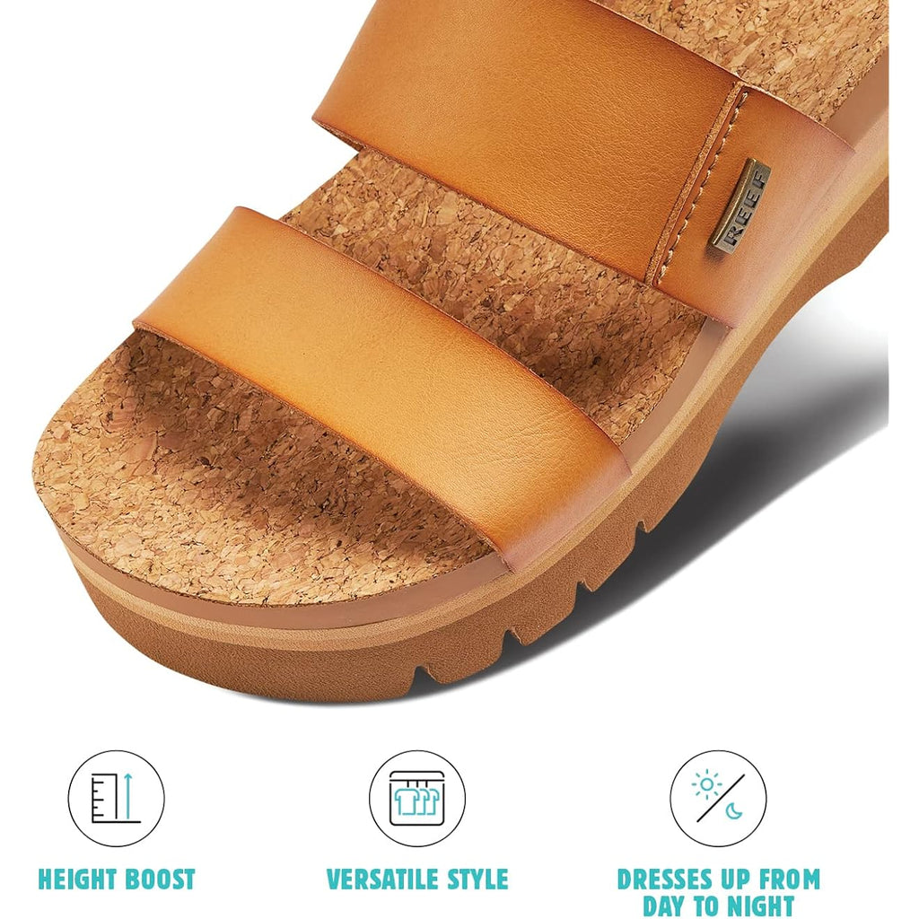 Reef Cushion Vista Higher Women'S Platform Fashion Sandal, Arch Support, Ultra Soft Cushion Footbed