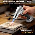 Butane Torch, Kitchen Torch Cooking Torch With Safety Lock & Adjustable Flame For Cooking, Bbq, Baking, Brulee, Creme, Diy Soldering(Butane Not Included)