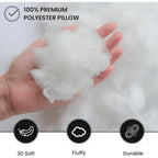 Foamily Couch Pillows Inserts 18x18 (Set of 4) Premium Decorative Pillows for Couch, Bed & Living Room, Soft Fluffy Throw Pillow Inserts for Home Décor