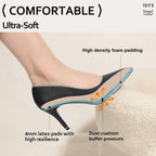 Idifu In3 High Heels Pumps Closed Toe Heels Women'S Pumps Stiletto Pointed Toe Dress Shoes Wedding Prom Bridal Work Office Bride Guest Trendy Dressy Fashion Comfortable Pump Shoes