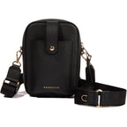 Bandolier Dillon Bag Crossbody | Stylish Pebble Leather Bag | Adjustable Strap, Exterior Slip Pocket | Bags for Women