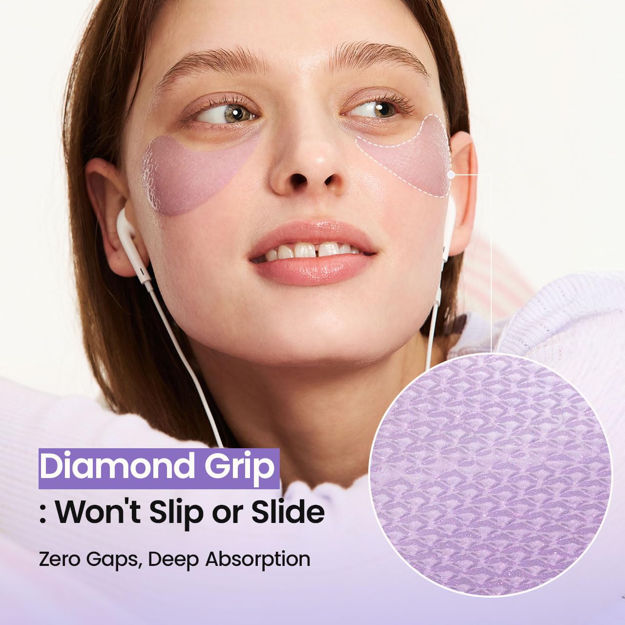 Biodance Caviar Pdrn Eye Patches, Nourishing Under Eye Patches For Dark Circles, Depuffing Eye Mask For Puffy & Tired Eyes, Travel Essentials & Self Care Gifts For Women, Korean Skin Care (60 Count)