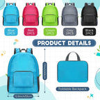 Jexine 10 Pcs Backpacks In Bulk 16.5 Inches Back Pack Basic Backpack For Adult Lightweight Outdoor Travel Book Bags(Multicolor)