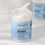 Nature Well Clinical Retinol Intense Moisture Cream For Face & Body - Anti-Aging Firming Cream For Wrinkles, Fine Lines & Crepey Skin – Hydrating & Nourishing Body Lotion & Facial Moisturizer - 16 Oz