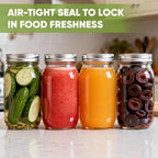 48Pcs Canning Lids Regular Mouth, Premium Mason Jar Lids For Ball, Kerr Jars, Food Grade Material, 100% Fit & Airtight For Regular Mouth Mason Jars (70Mm)