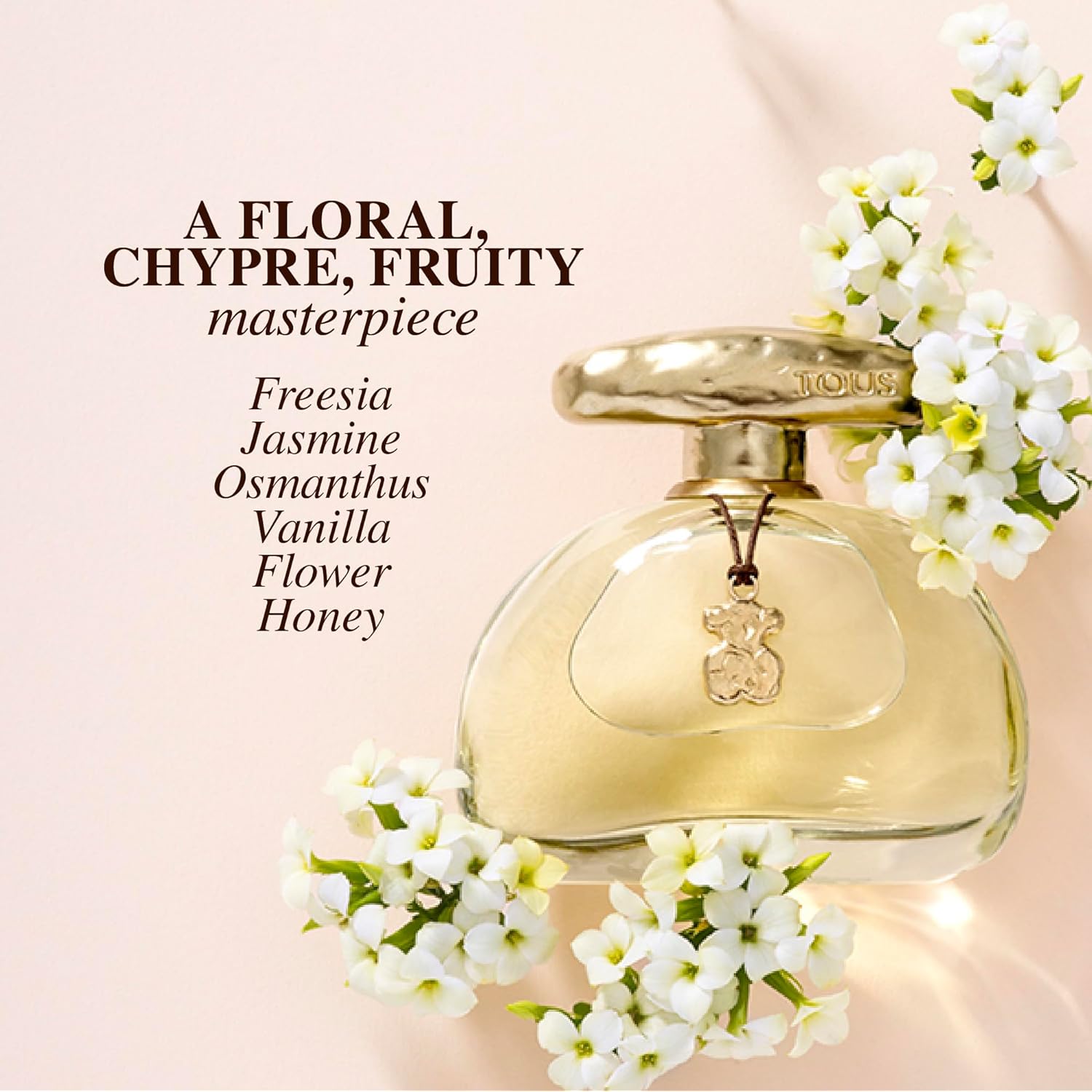 TOUS Touch Women's Perfume, Floral Fragance, Feminine Perfume for Everyday Wear, Long Lasting Fragrance. 3.4 Fl Oz