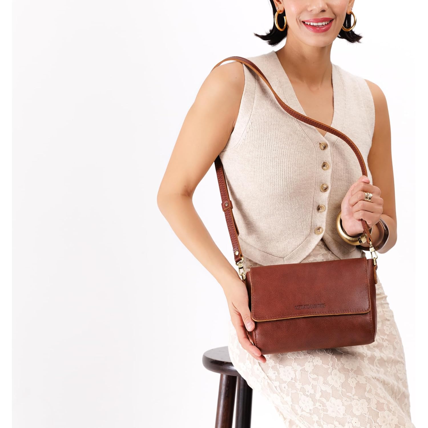 Portland Leather Goods Metro Crossbody Bag For Women – Handmade From The Finest Full-Grain Hides