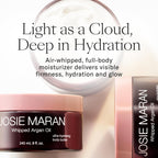 Josie Maran Whipped Body Butter - Skin Firming Body Cream With Argan Oil, Whipped Shea Butter, Avocado Oil & Essential Fatty Acids - Radiance-Boosting Skincare - Baked Lemon Bliss (2 Fl Oz)