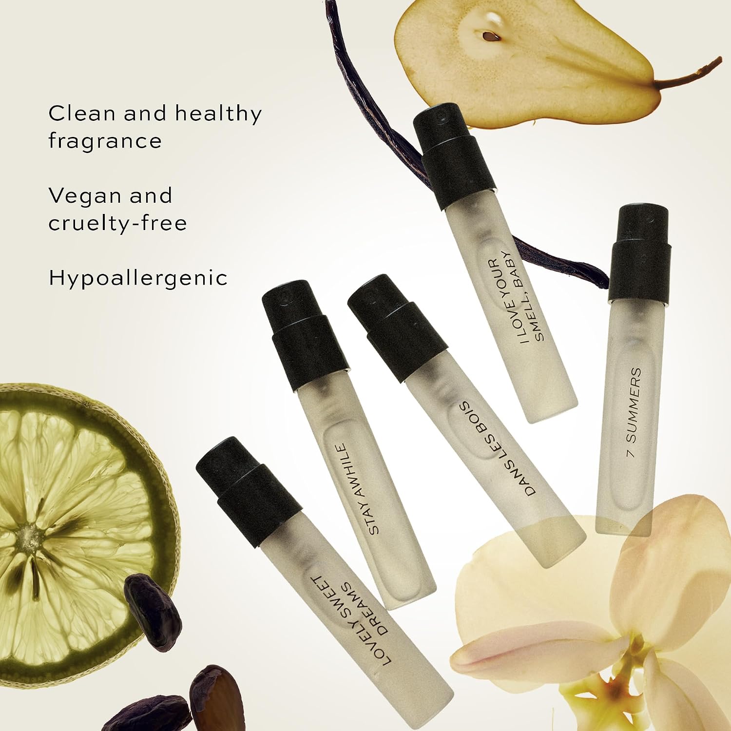 Dime Beauty Perfume Sampler, Hypoallergenic, Clean Perfumes, Eau De Parfum For Women (Set Of 5, 2 Ml)