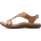 Taos The Show Premium Leather Women'S Sandal - Experience Everyday Style, Comfort, Arch Support, Cooling Gel Padding And An Adjustable Fit For Exceptional Walking Comfort