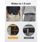 Jukmo Men'S 1.5" Nylon Ratchet Casual Belt For Jeans | Web Click Belt With Slide Buckle, No Holes Adjustable Trim To Fit , Gift Box