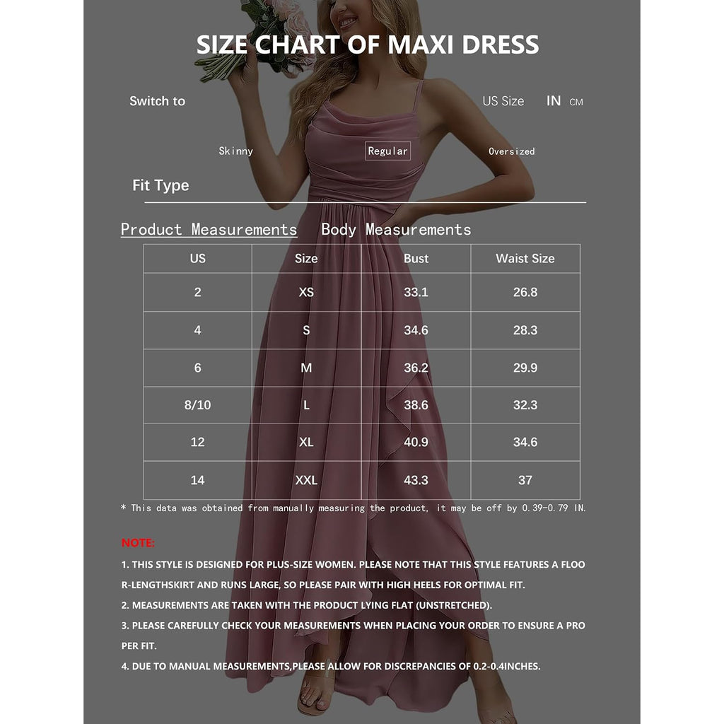 Women'S Formal Evening Gown Elegant Long Prom Dress Summer Wedding Guest Party Cocktail Bridesmaid Maxi Dress