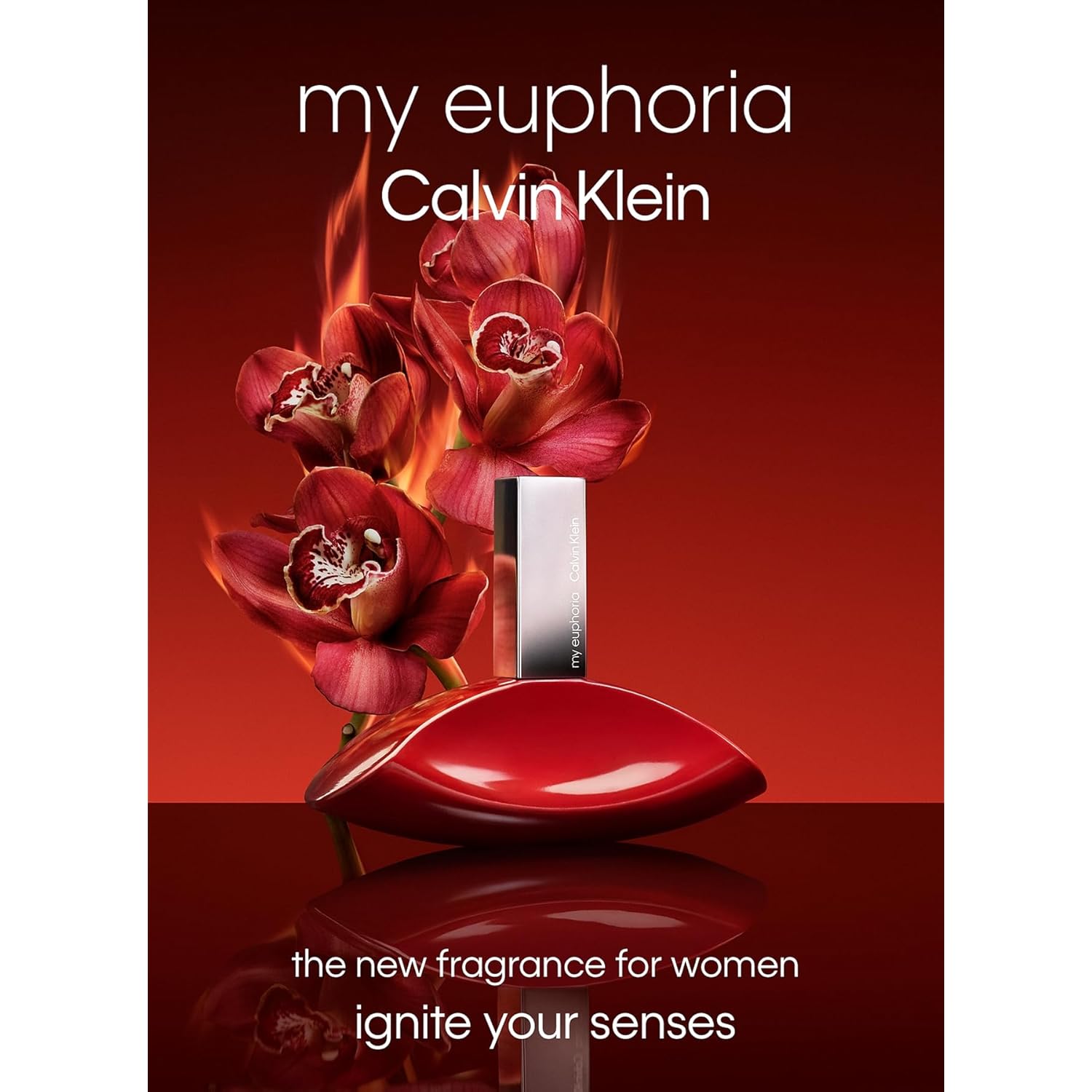 Calvin Klein My Euphoria Eau de Parfum – Women’s Ambery Perfume – With Notes of Blackcurrant, Orchid Flambé Accord & Cypriol Essence – Long Lasting Fragrance