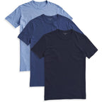 Mott & Bow Men’S Driggs Classic Crew Neck Pack Of 3 T-Shirt – 100% Combed Cotton, Everyday Fit, Durable & Pre-Shrunk