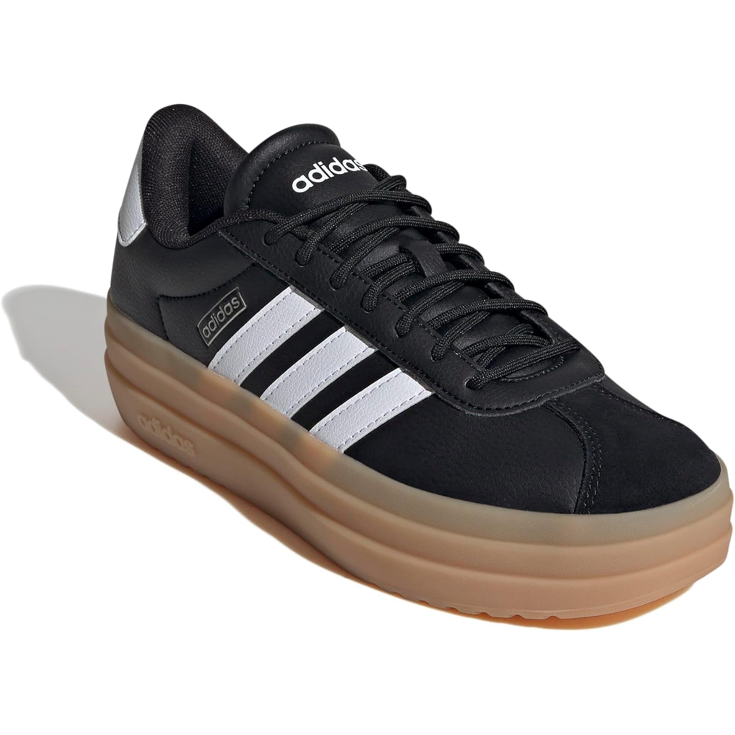 Adidas Women'S Vl Court Bold, Black/White/Cyber Metallic, 8