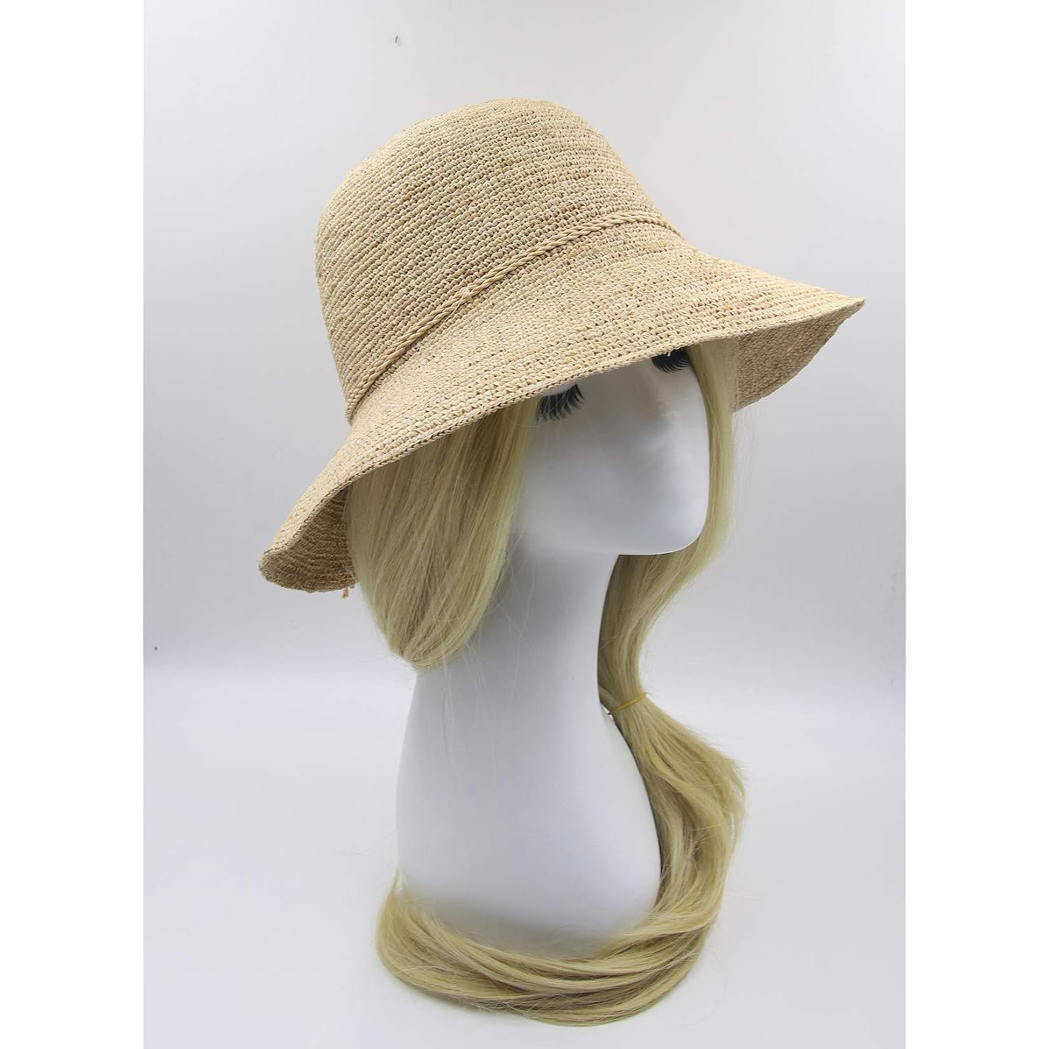 Women's Bucket Hats Fashion Womens Summer Beach Sun Straw Hat