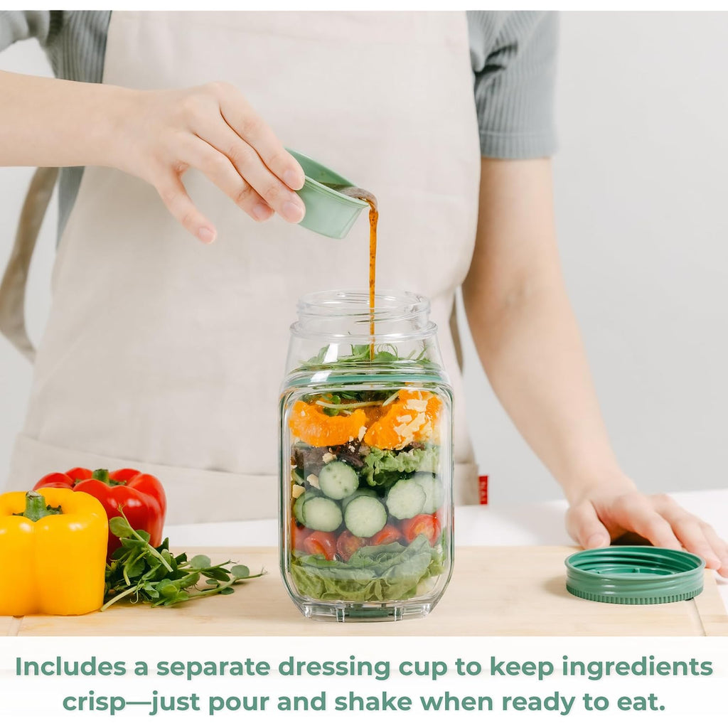 Prepara The Original Salad Pod, 4.5 Cups, Green