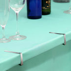 Ponure 12 Pack Tablecloth Clips - Heavy Duty Picnic Table Clips, Stainless Steel Table Cloth Cover Clamps, Table Cloth Holders Ideal for Restaurant Picnics Marquees Weddings Graduation Party