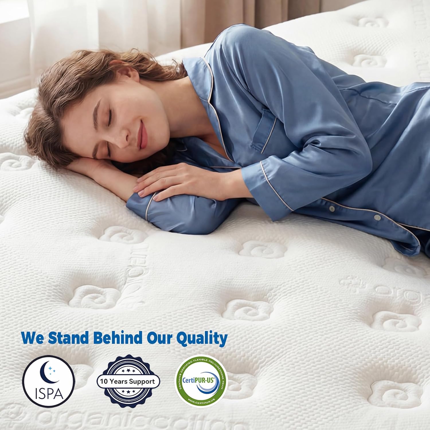 Ailis Queen Mattress, 12 Inch Queen Hybrid Mattress In A Box, Medium Firm With Upgraded Pocket Springs For Superior Motion Isolation, Strong Edge Support & Breathable Comfort