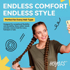 Hoyols Clear Hair Ties, 1500Pcs Mini Clear Elastic Hair Bands For Girls Women, Small Rubber Bands For Ponytails Braids Hairstyles, No Damage Hair Elastics, 1 Inch Tpu