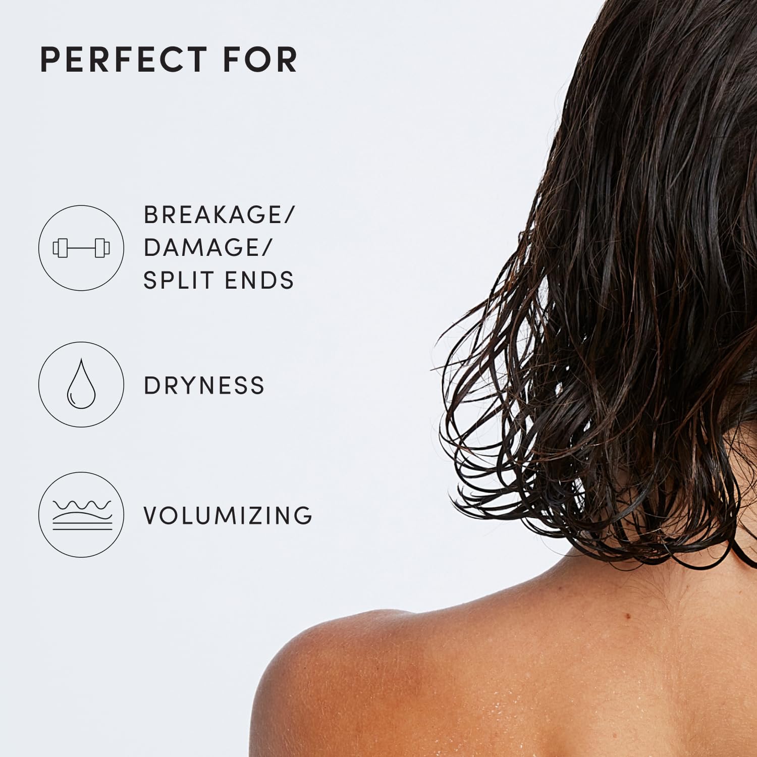 OUAI Fine Hair Conditioner - Volumizing Conditioner for Fine Hair Made with Keratin, Biotin and Chia Seed Oil - Adds Softness, Bounce and Volume - Free from Parabens, Sulfates, and Phthalates (10 Oz)